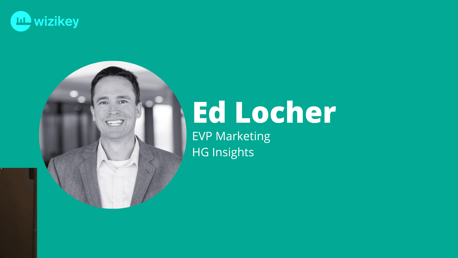Get comfy with data because it is the future: Ed Locher from HG Insights