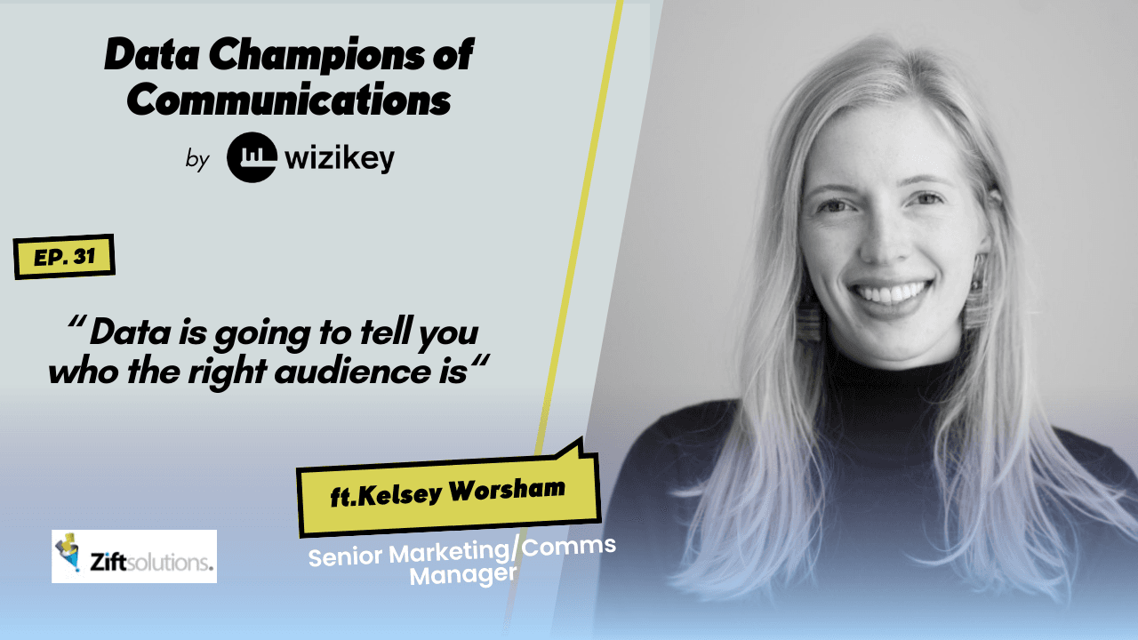 Data is going to tell you who the right audience is: Kelsey from Zift Solutions