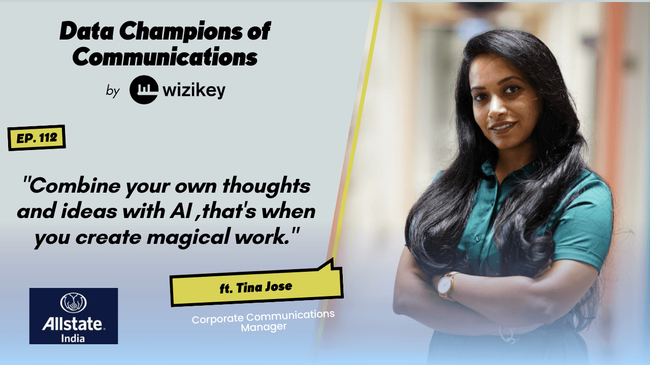 “Combine your own thoughts and ideas with AI ,that’s when you create magical work.”-Tina Jose from Allstate